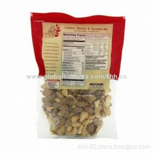 Vegetables Food Pouch with Zipper and 80mm Thickness, Suitable for Home and Shopping